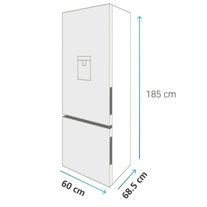 Refrigerador Bottom Freezer RMB432PXLRS0 360 Lts Mabe7#Plata