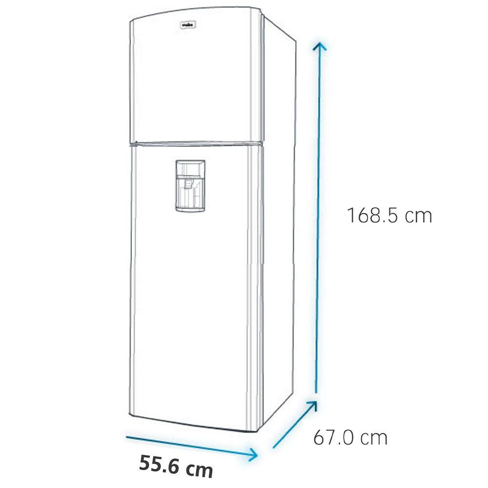 Refrigerador No Frost Rma250pvug  250 Lts Mabe4#Negro