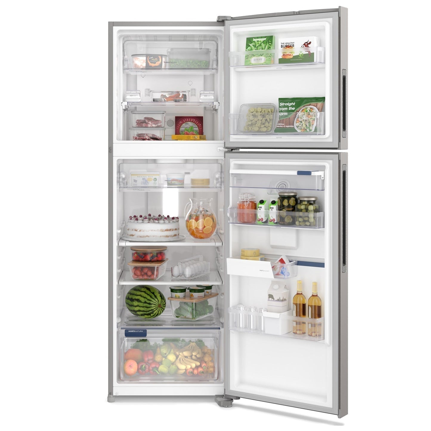 Refrigerador Top No Frost IW45S 409 Lts Fensa5#Gris