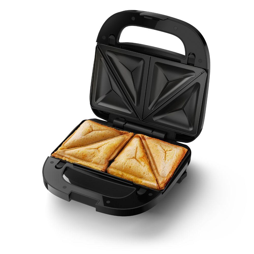 Sandwichera Philips HD2350/80 3 En 1 Paninis Waffles Y Sándwiches2#Negro