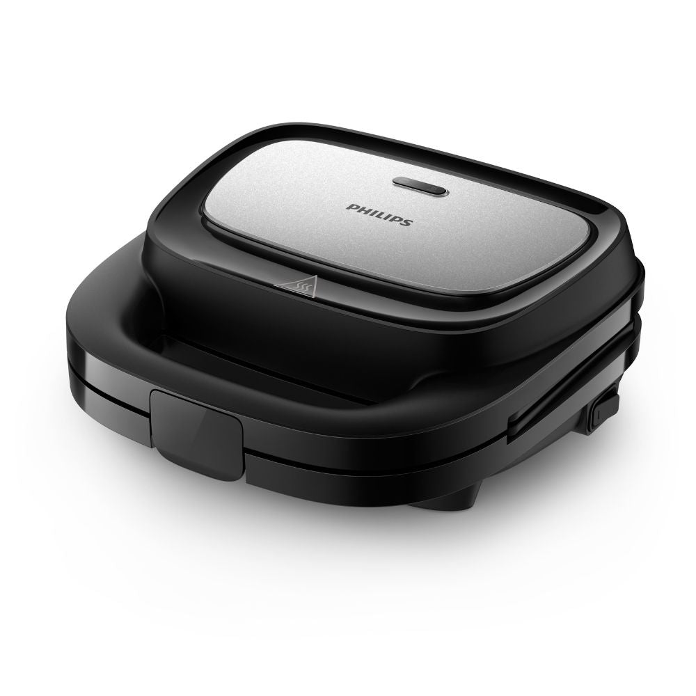 Sandwichera Philips HD2350/80 3 En 1 Paninis Waffles Y Sándwiches5#Negro