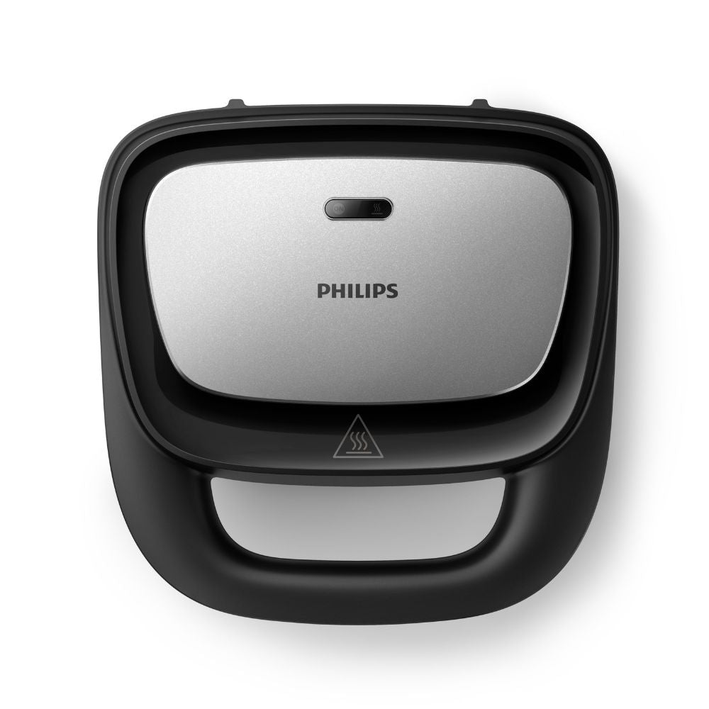 Sandwichera Philips HD2350/80 3 En 1 Paninis Waffles Y Sándwiches6#Negro