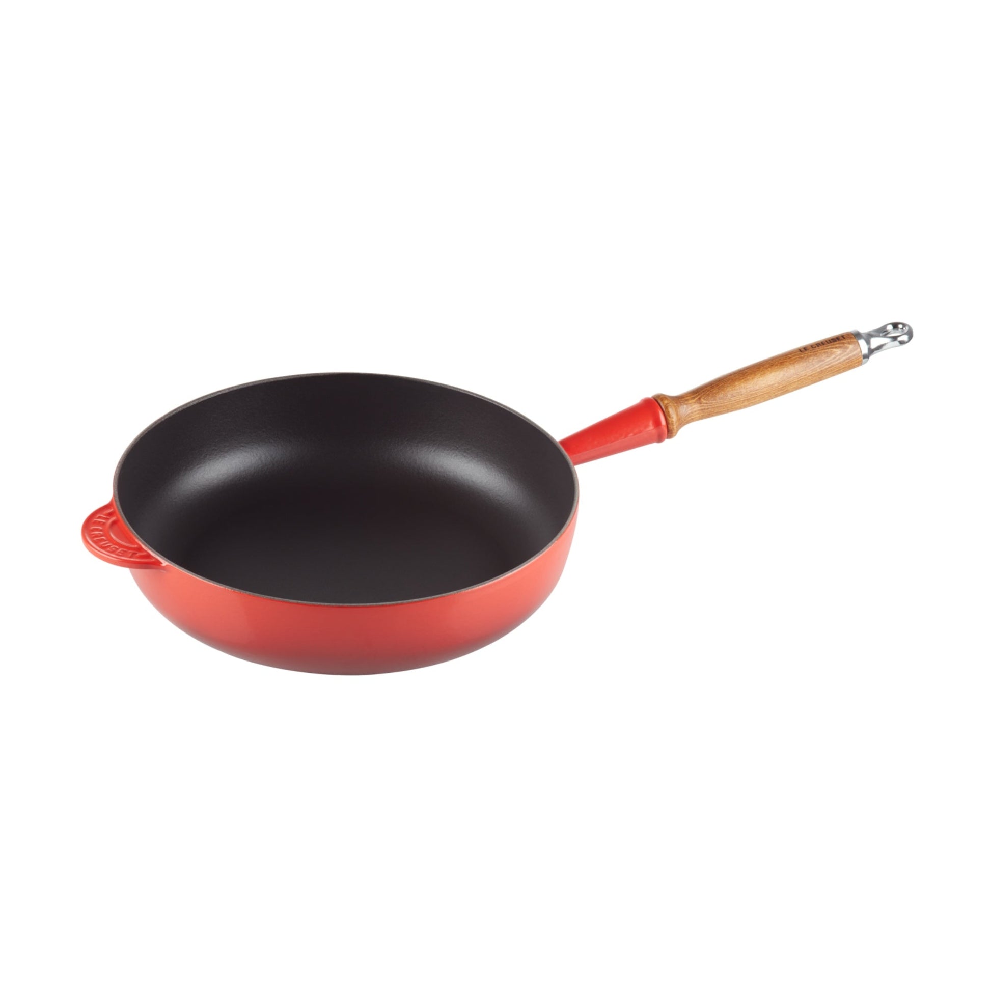 Sartén Alta Mango De Madera Cereza 28 Cm Le Creuset2#Rojo