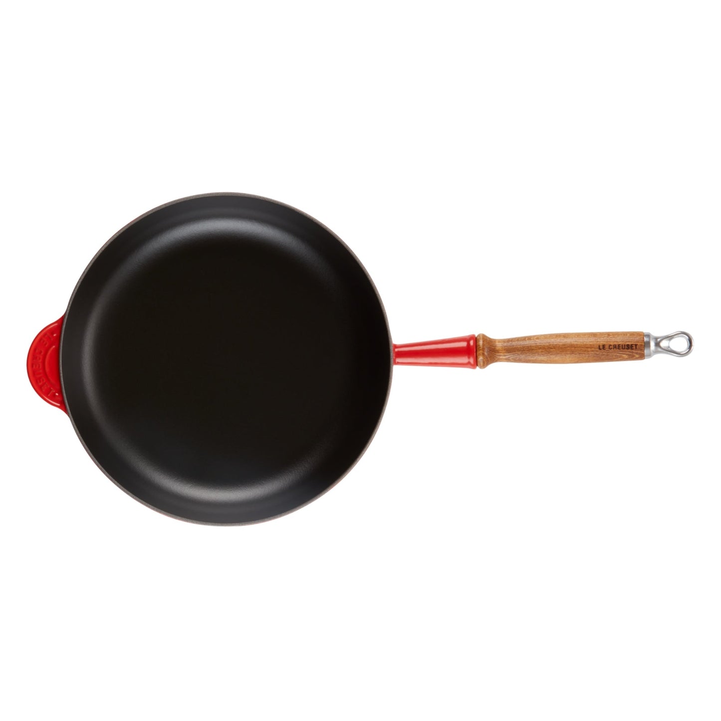 Sartén Alta Mango De Madera Cereza 28 Cm Le Creuset4#Rojo