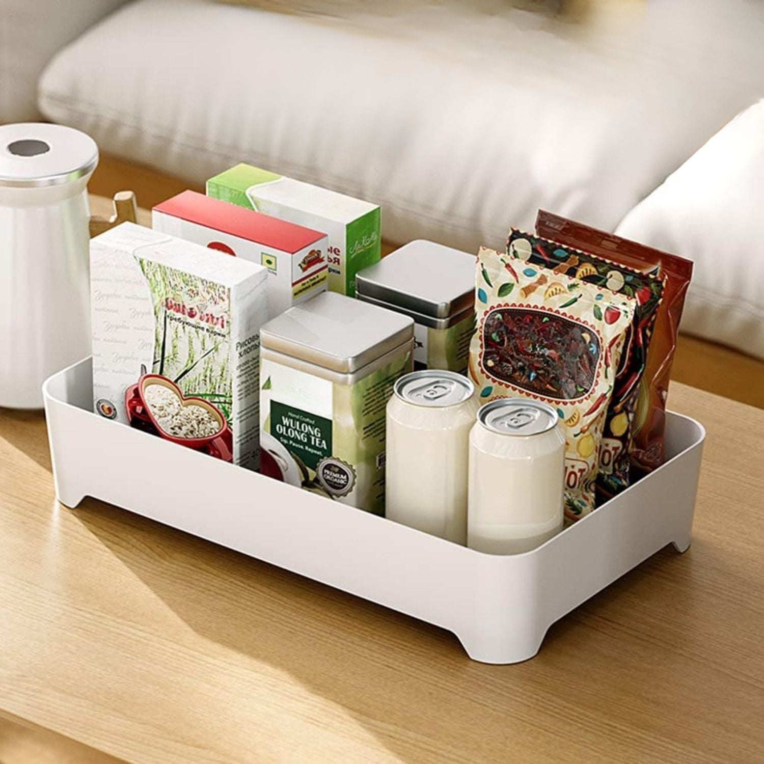 Secaplatos Con Caja De Drenaje Santú Home & Deco6#Blanco