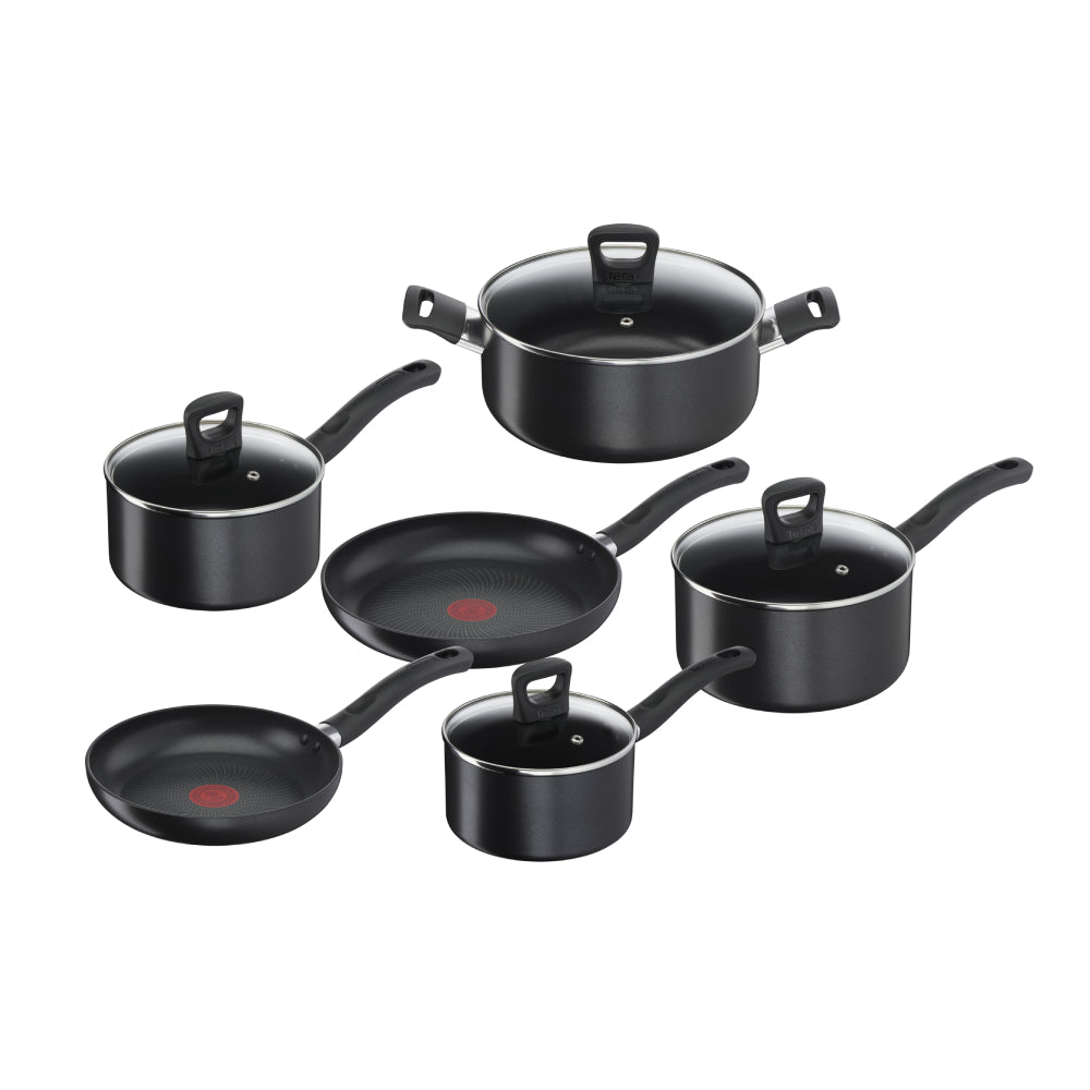 Batería De Ollas Enhance 10 Pzs Tefal1#Negro