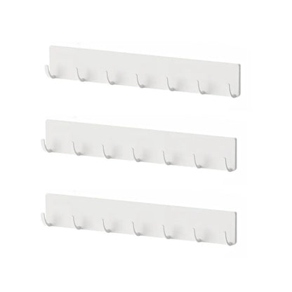 Set 3 Colgadores de Pared Autoadhesivo Santú Home & Deco4#Blanco