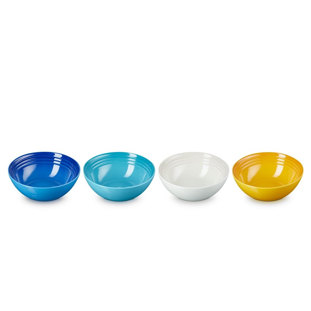 Set 4 Bowls Cereal Riviera2#Multicolor