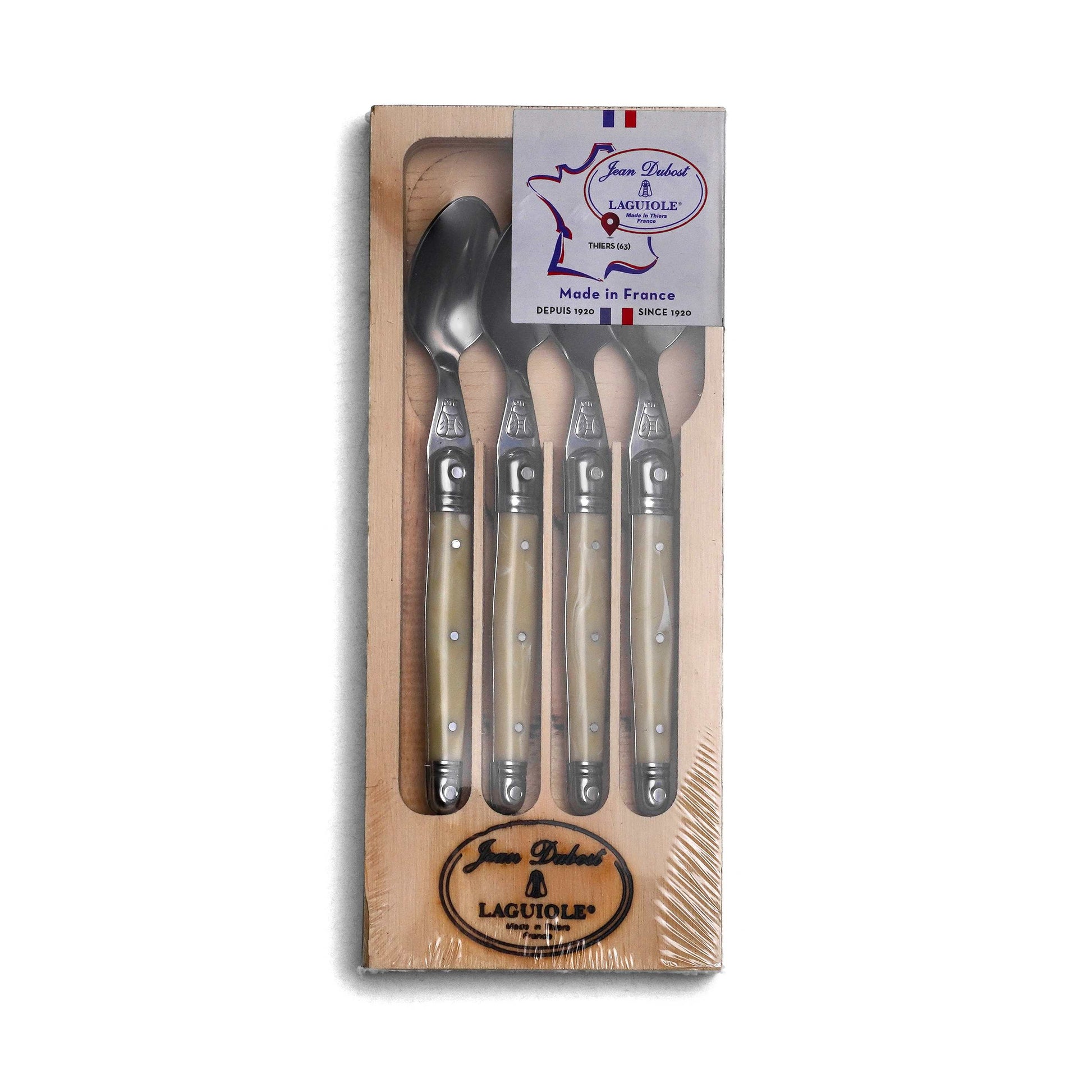 Set 4 Cucharas Café Moka Laguiole Jean Dubost1#Café