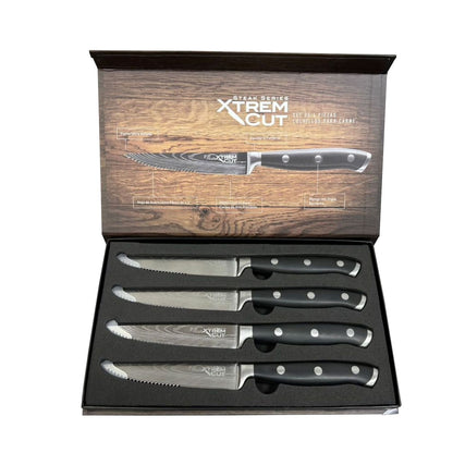 Set 4 Cuchillos Para Carne XTREM CUT Swiss Trading Group2#Acero