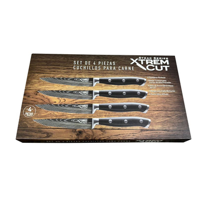 Set 4 Cuchillos Para Carne XTREM CUT Swiss Trading Group3#Acero