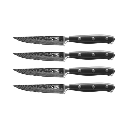 Set 4 Cuchillos Para Carne XTREM CUT Swiss Trading Group6#Acero