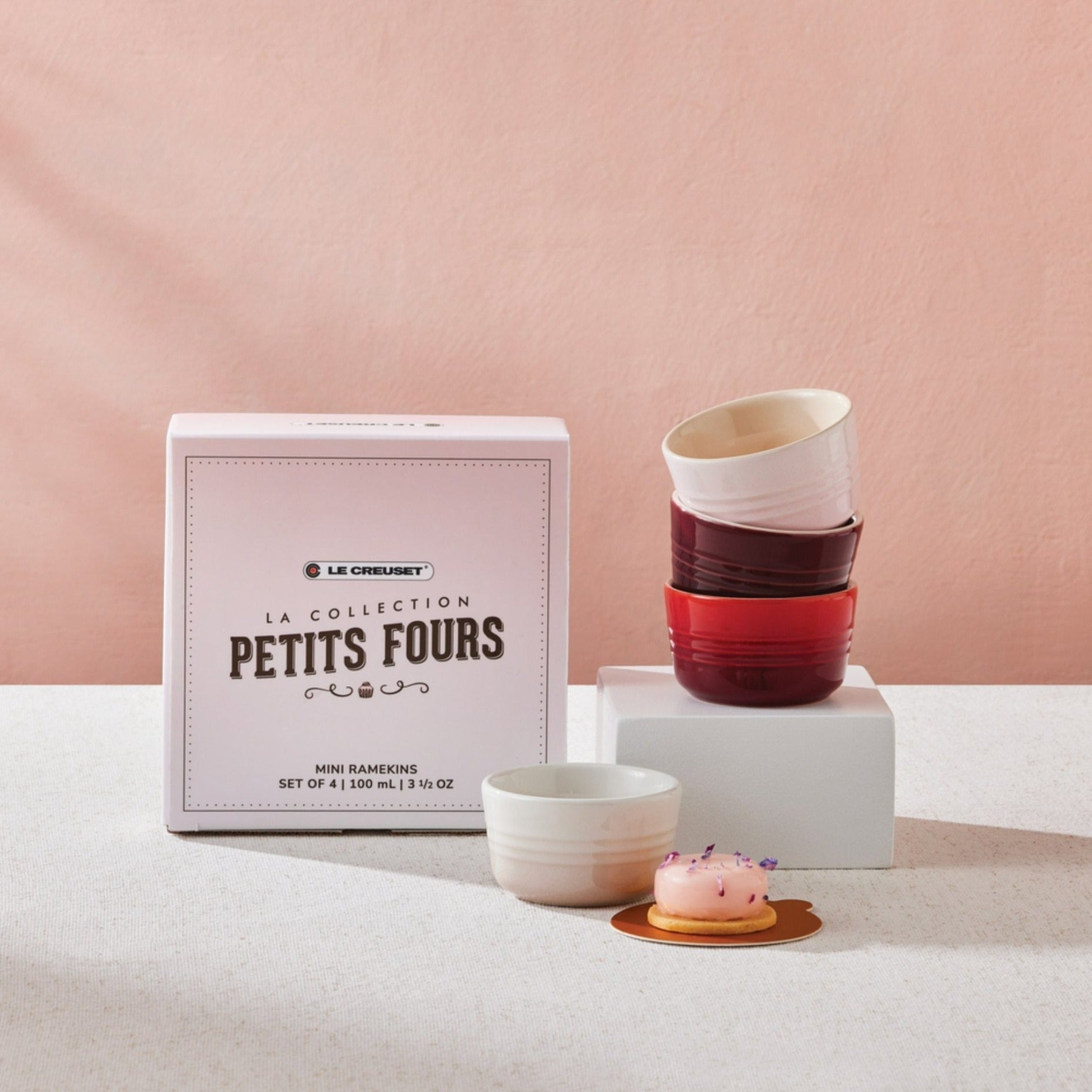 Set 4 Mini Ramekines Petits Fours 100 Ml Le Creuset1#Sin color