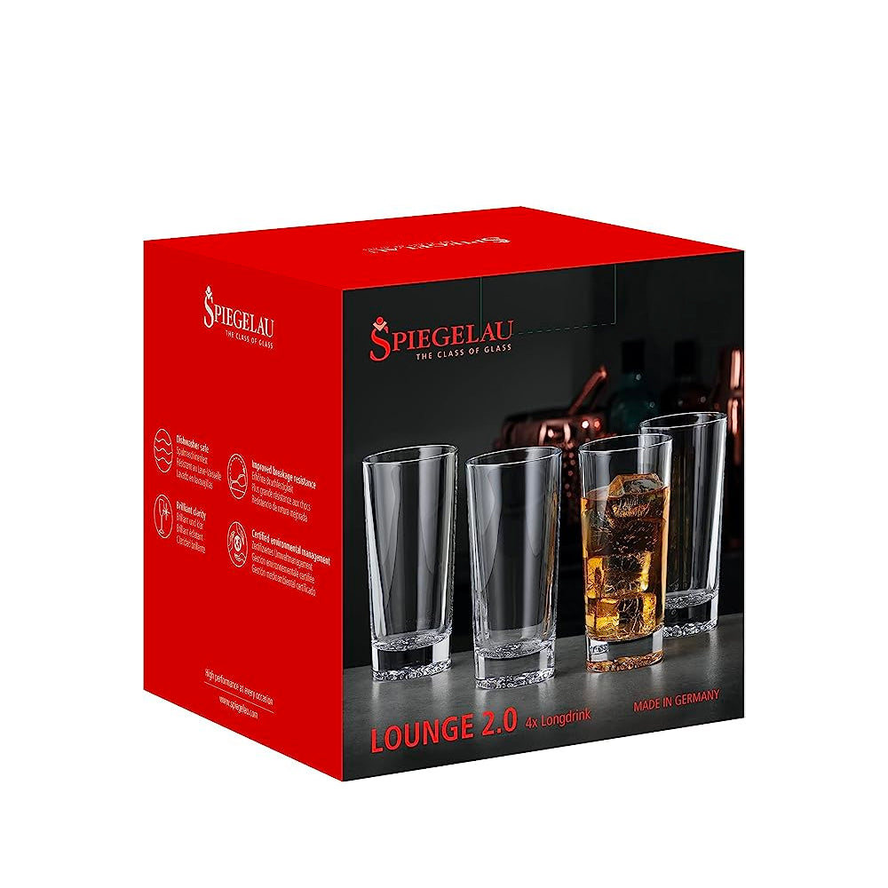 Set 4 Vasos Lounge Longdrink3#Transparente