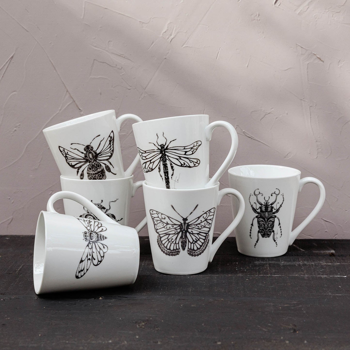 Set 6 Mugs ilustrados Anita Peñaloza1#Sin color