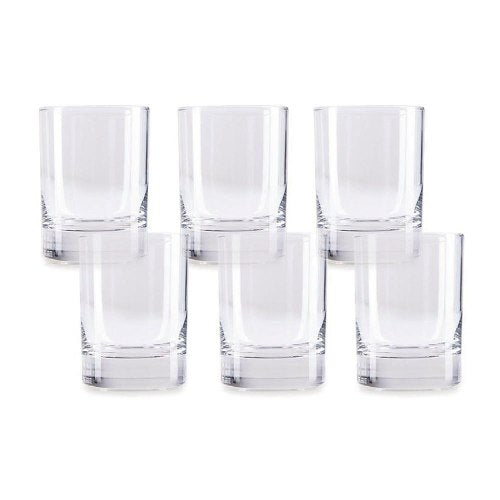 Set 6 Vasos Super Sham Vidrio 355 Ml3#Sin color