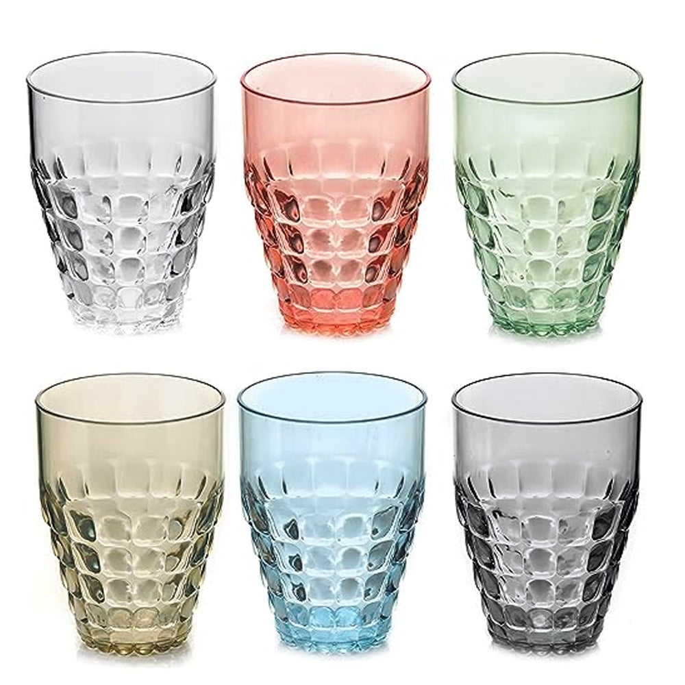 Set 6 Vasos Altos Tiffany Color Guzzini2#Multicolor