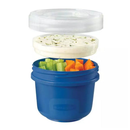 Set 8 Contenedores Herméticos 496 Ml Rubbermaid2#Azul