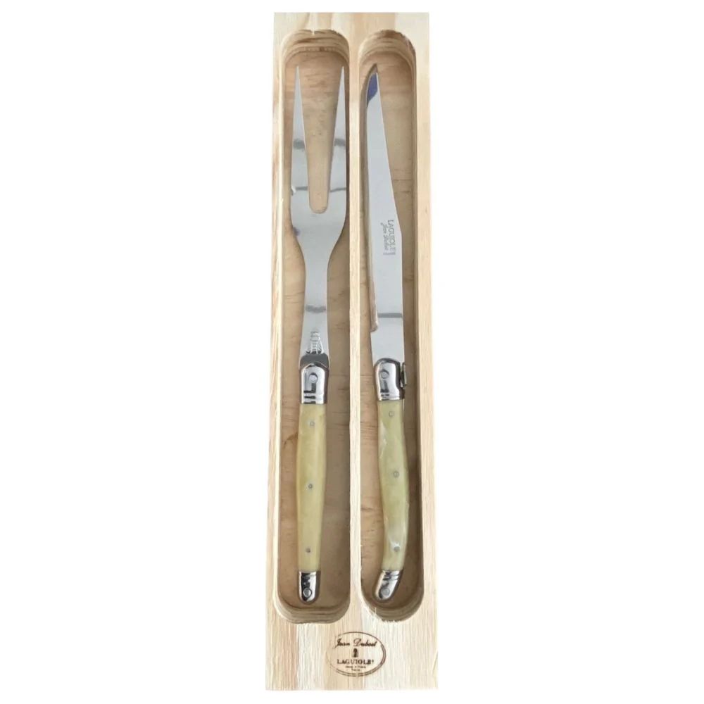 Set Asado Laguiole Jean Dubost2#Beige