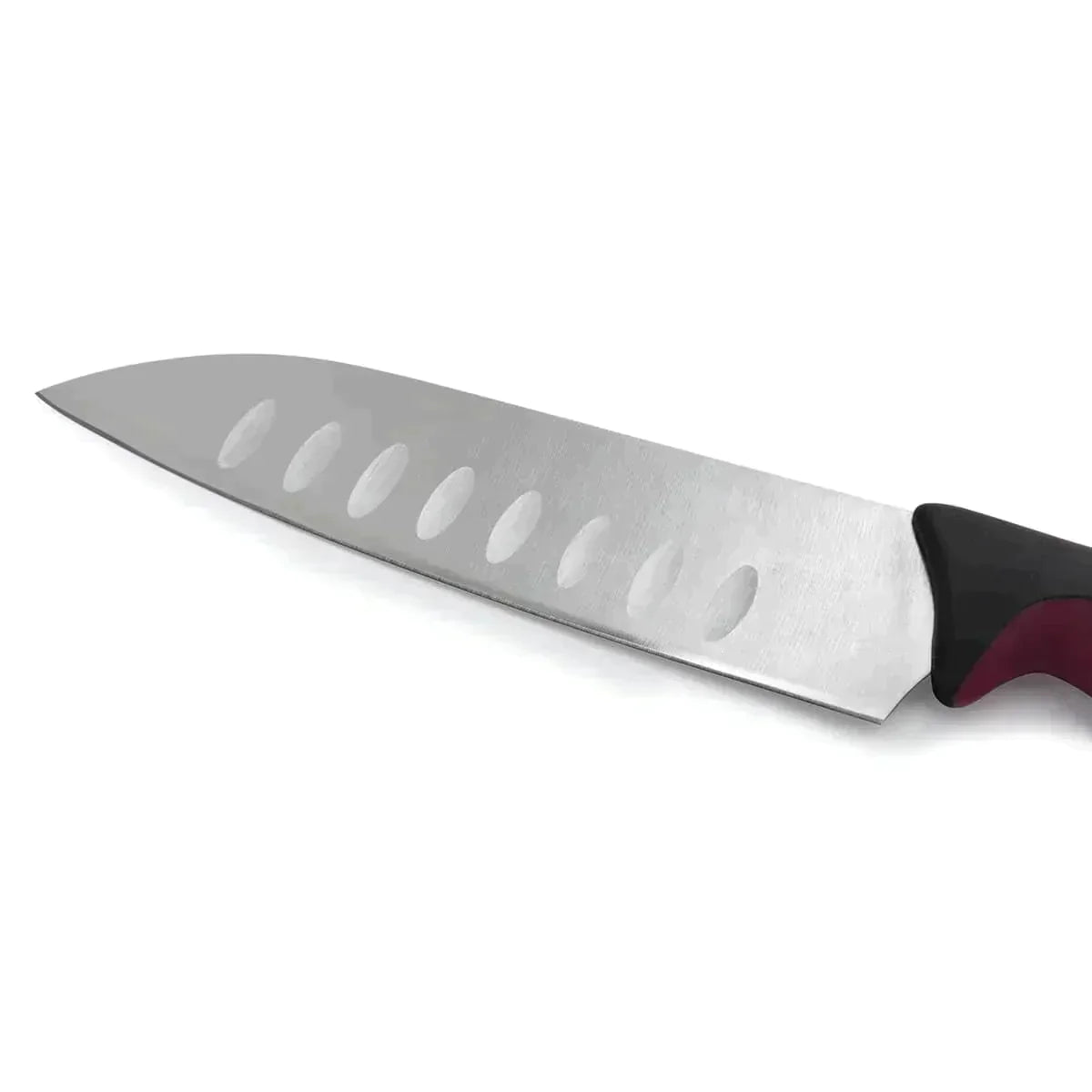 Set De 2 Cuchillos De Cocina Y Santoku Jata6#Negro