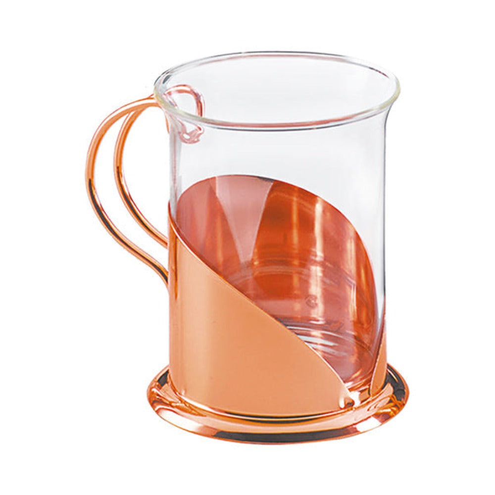 Set De 2 Tazas Y Cafetera Francesa Encobrizada Concepto MK4#Cobre