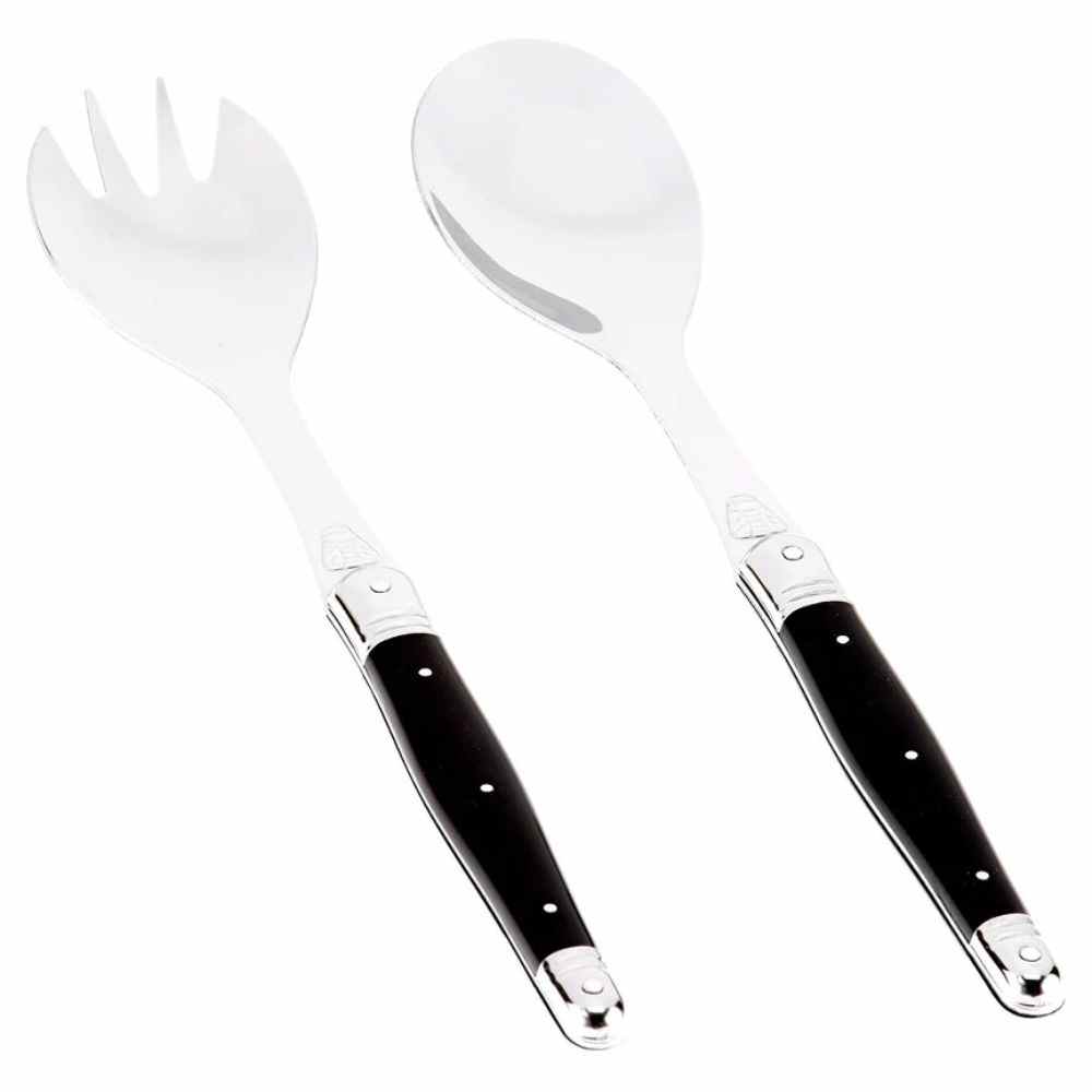 Set Cubiertos De Ensalada Laguiole Jean Dubost3#Negro