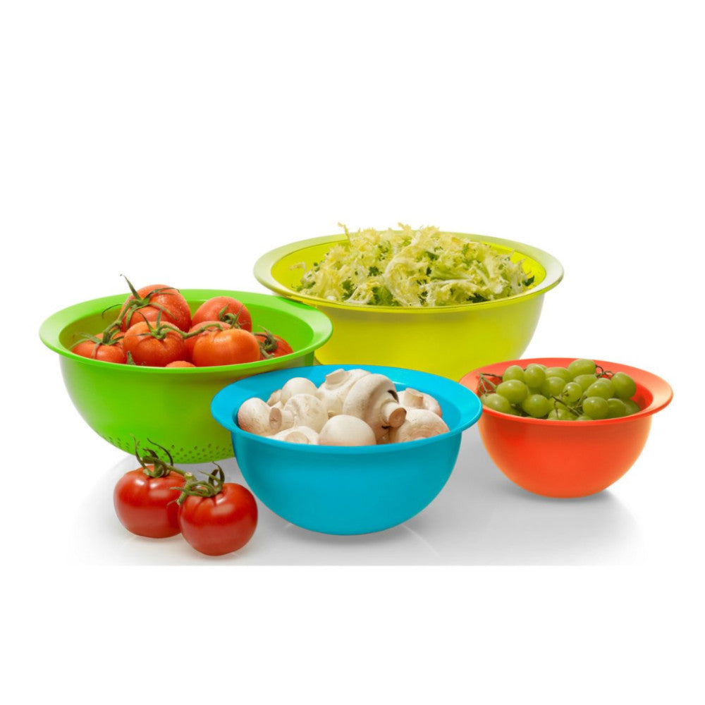 Set de 3 Bowls + 1 Colador Caruba1#Multicolor