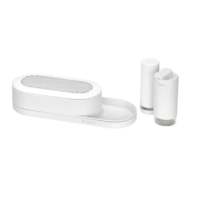 Organizador, Dispensador De Jabón Y Squeezer SinkStyle Set x3 Brabantia12#Blanco