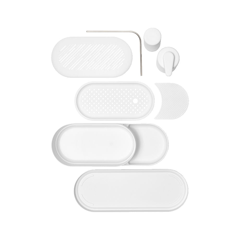 Organizador, Dispensador De Jabón Y Squeezer SinkStyle Set x3 Brabantia13#Blanco