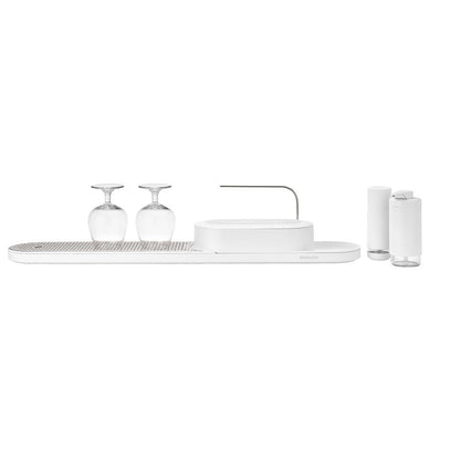 Organizador, Bandeja, Dispensador De Jabón Y Squeezer - SinkStyle Set x4 Brabantia6#Blanco