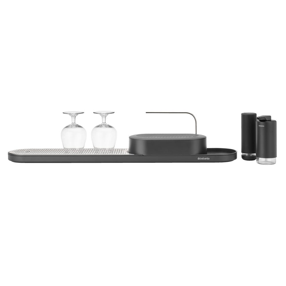 Organizador, Bandeja, Dispensador De Jabón Y Squeezer - SinkStyle Set x4 Brabantia7#Gris Oscuro