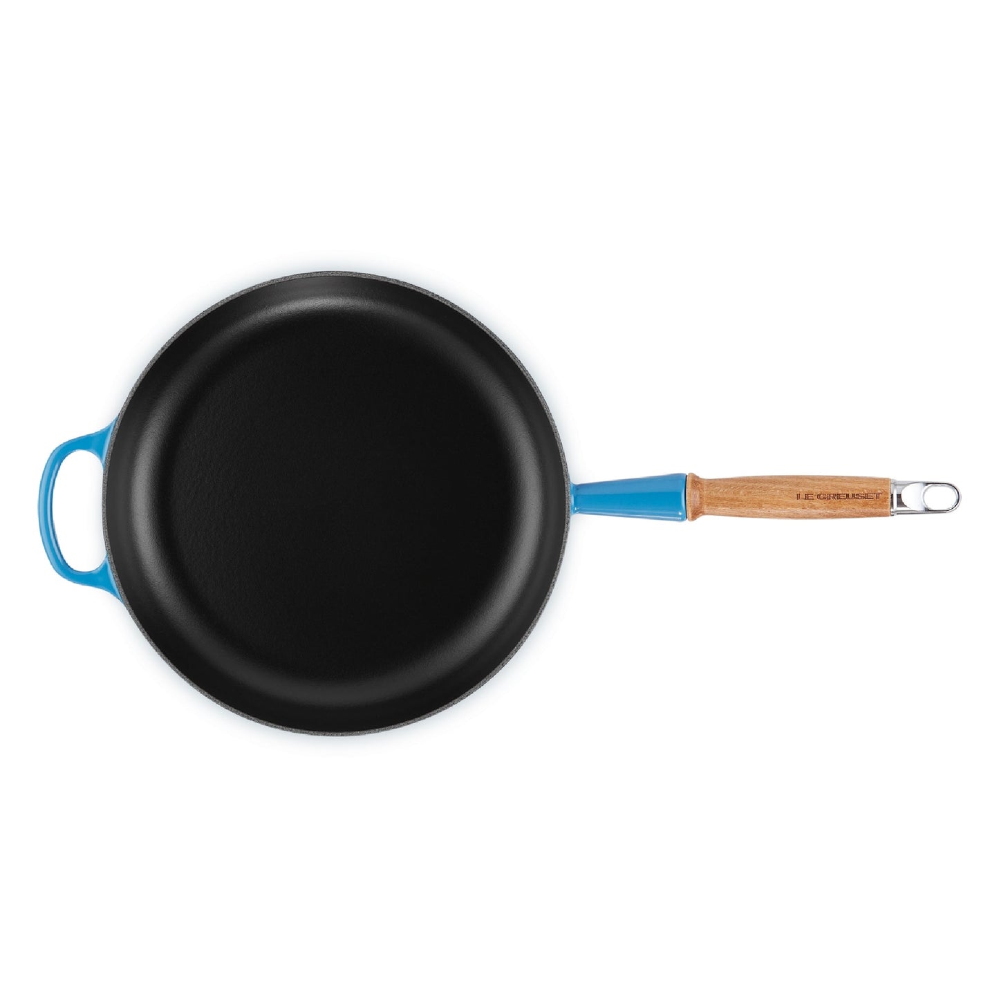 Skillet Signature Azure Con Mango De Madera 28 Cm Le Creuset2#Azul