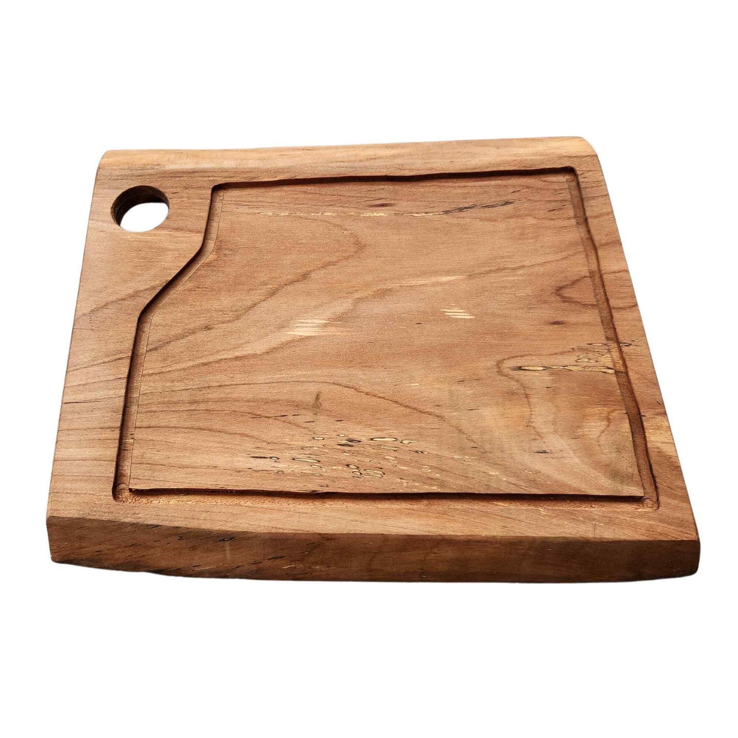 Tabla Asado o Picoteo Rústica 50x44x2.5 Cm Witralun2#Café