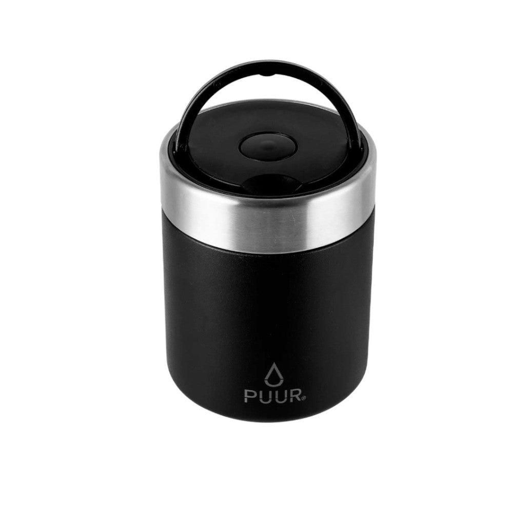 Termo De Comida Puur Food Pot Onyx 500 Ml Puur Bottle2#Negro