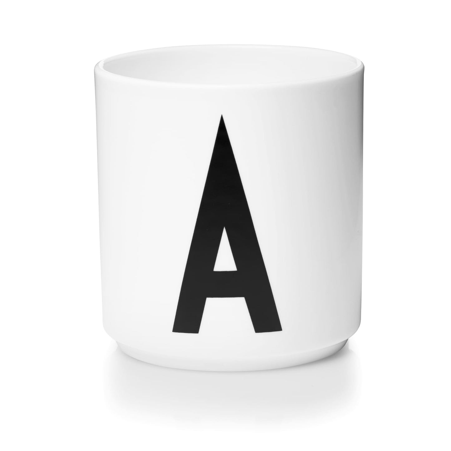 Taza Blanca De Porcelana - A Design Letters1#Blanco