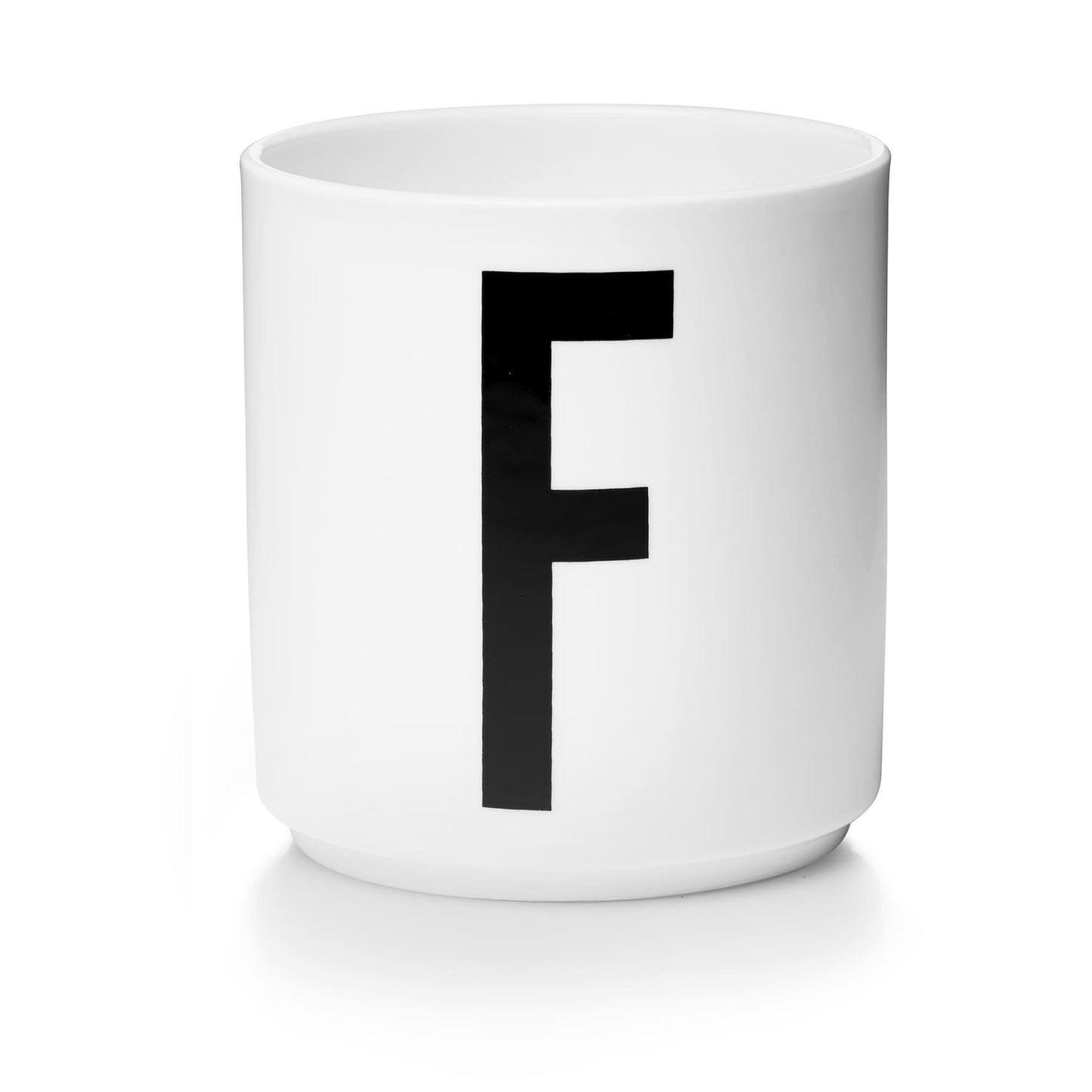 Taza Blanca De Porcelana - F Design Letters1#Blanco