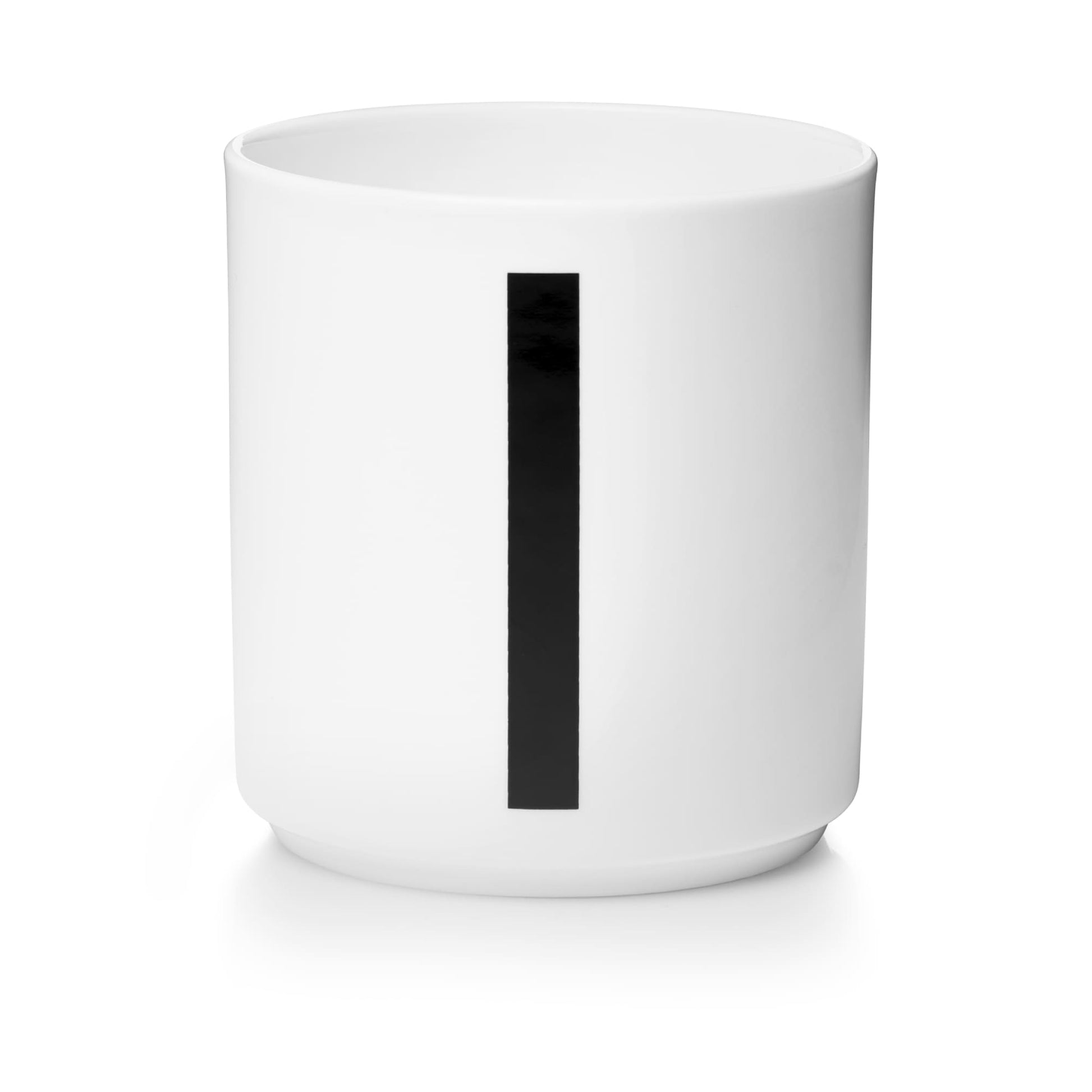 Taza Blanca De Porcelana - I Design Letters1#Blanco