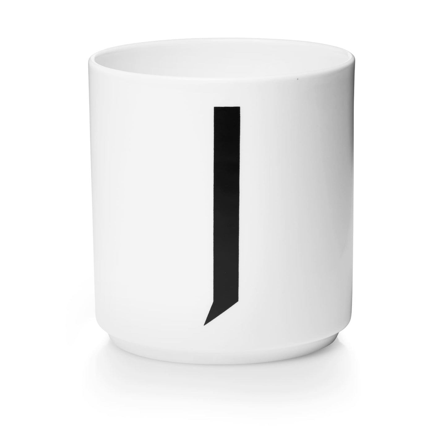 Taza Blanca De Porcelana - J Design Letters1#Blanco