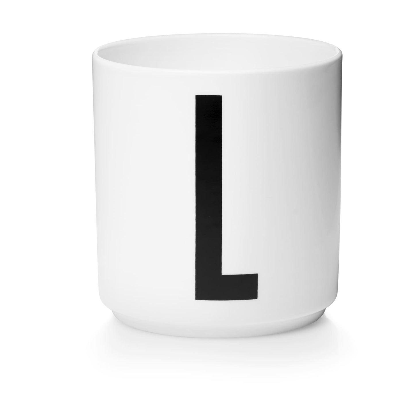 Taza Blanca De Porcelana - L Design Letters1#Blanco