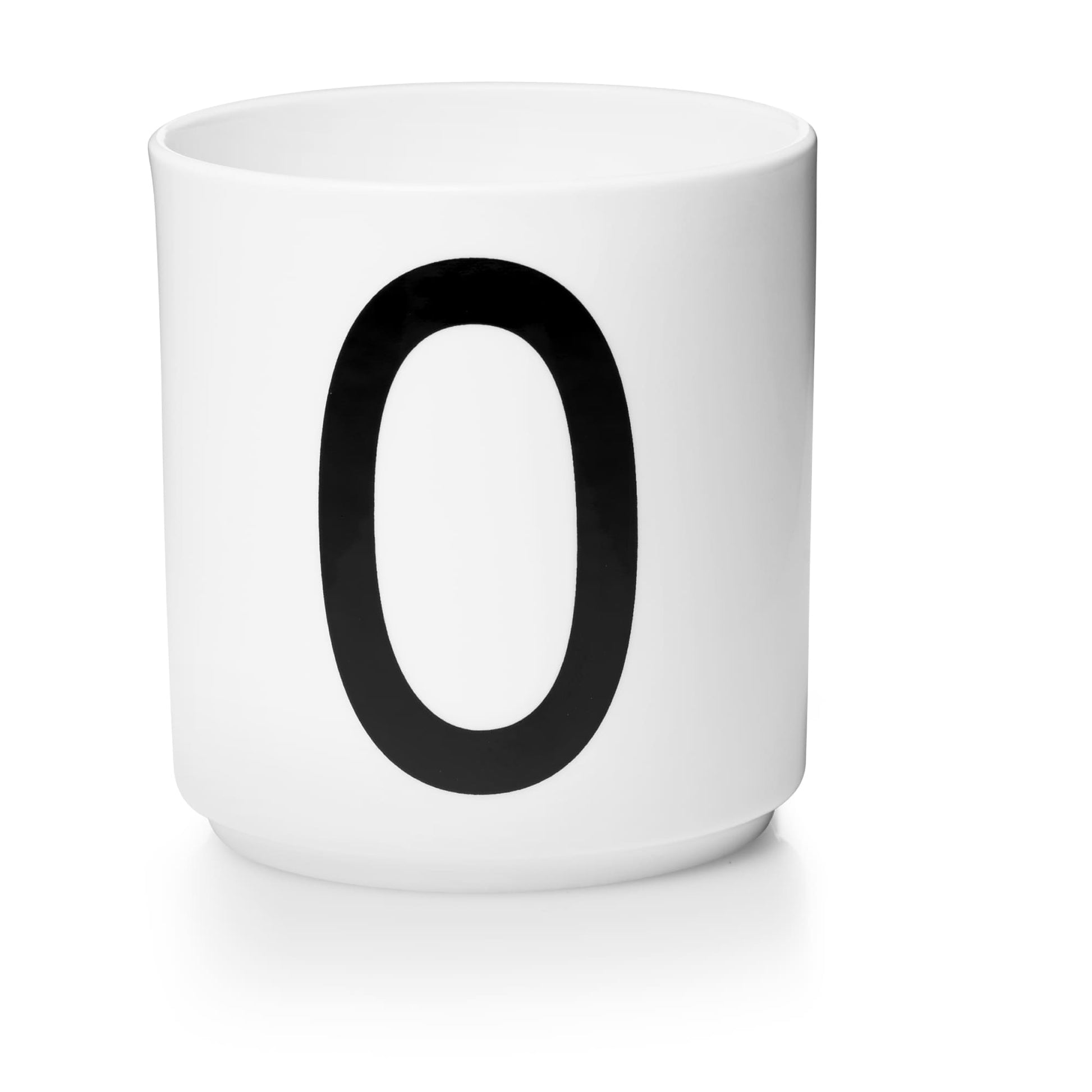 Taza Blanca De Porcelana - O Design Letters1#Blanco