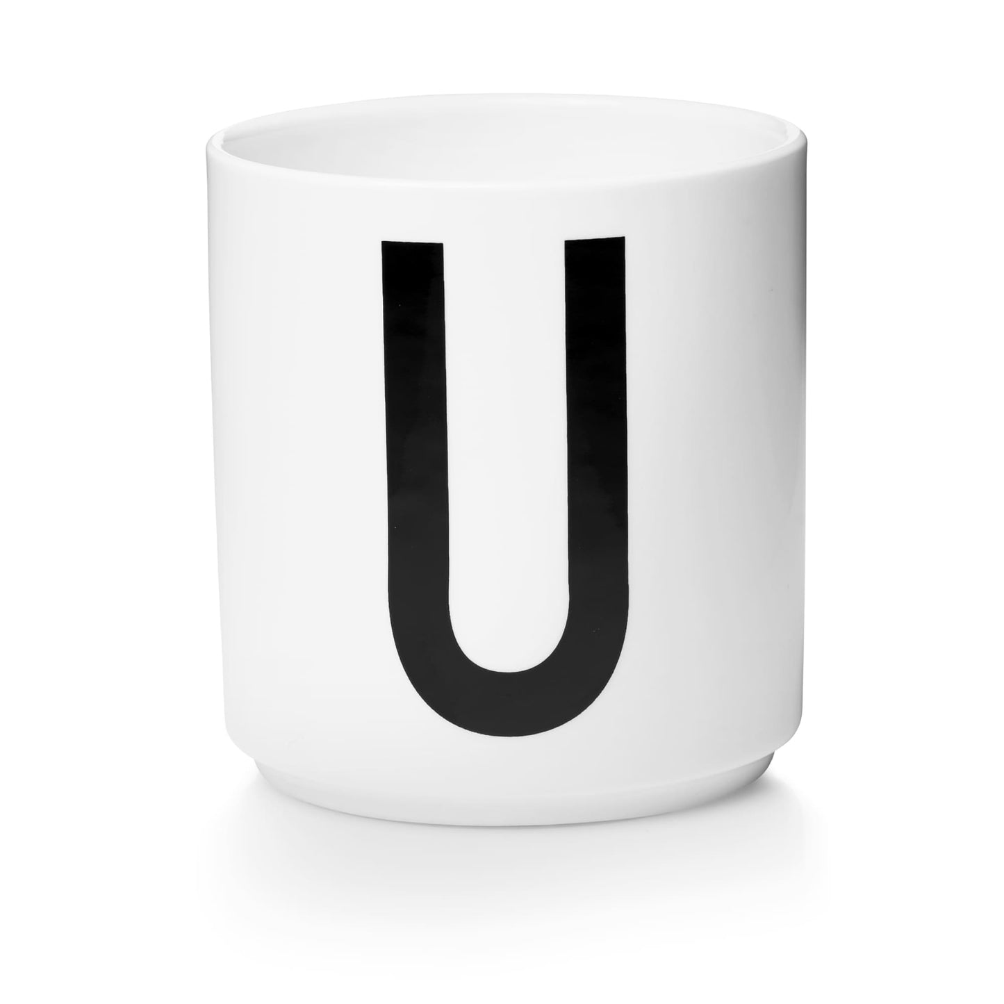 Taza Blanca De Porcelana - U Design Letters1#Blanco