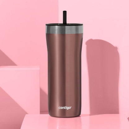 Tumbler Con Bombilla Streeterville Pine Berry 946 Ml Contigo1#Rosado