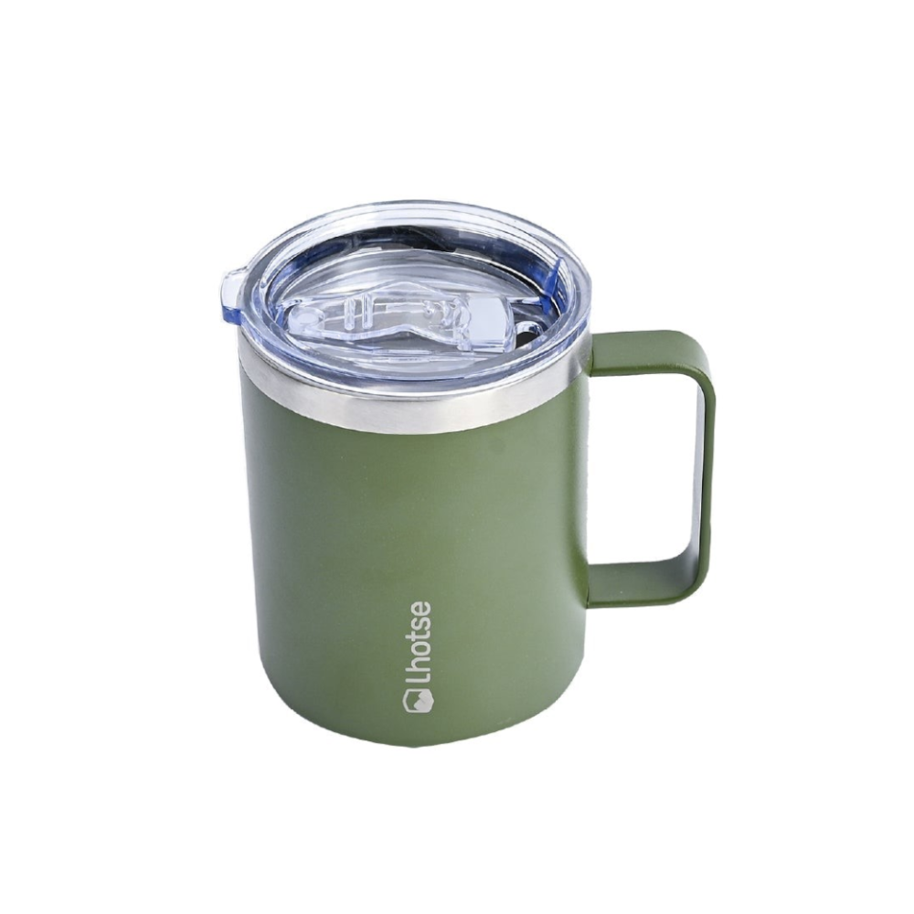 Taza Térmica Insulada Camping 350 Ml Lhotse7#Verde