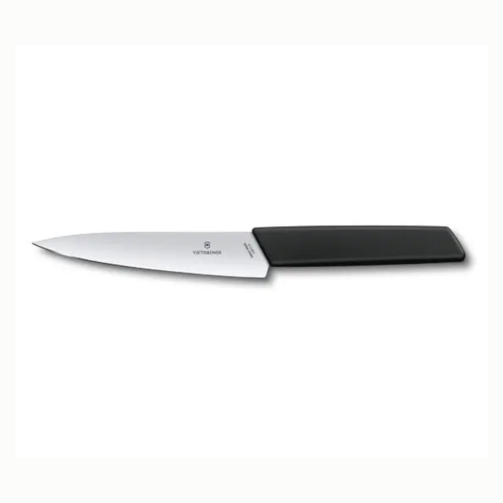 Cuchillo De Cocina Pequeño Swiss Modern Hoja 15 Cm1#Negro