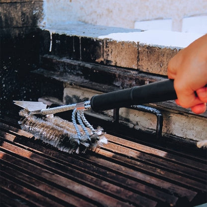 Escobilla Acero Limpia Parrilla2#Negro