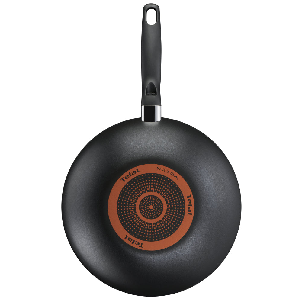 Wok 28 cm + Tapa Tefal2#Negro