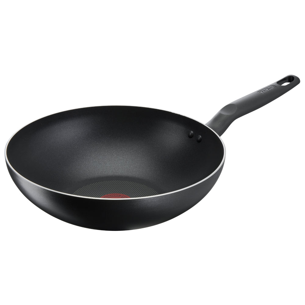 Wok 28 cm + Tapa Tefal3#Negro