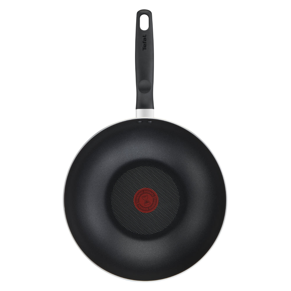 Wok 28 cm + Tapa Tefal4#Negro