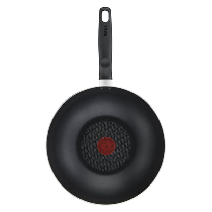 Wok 28 cm + Tapa Tefal4#Negro