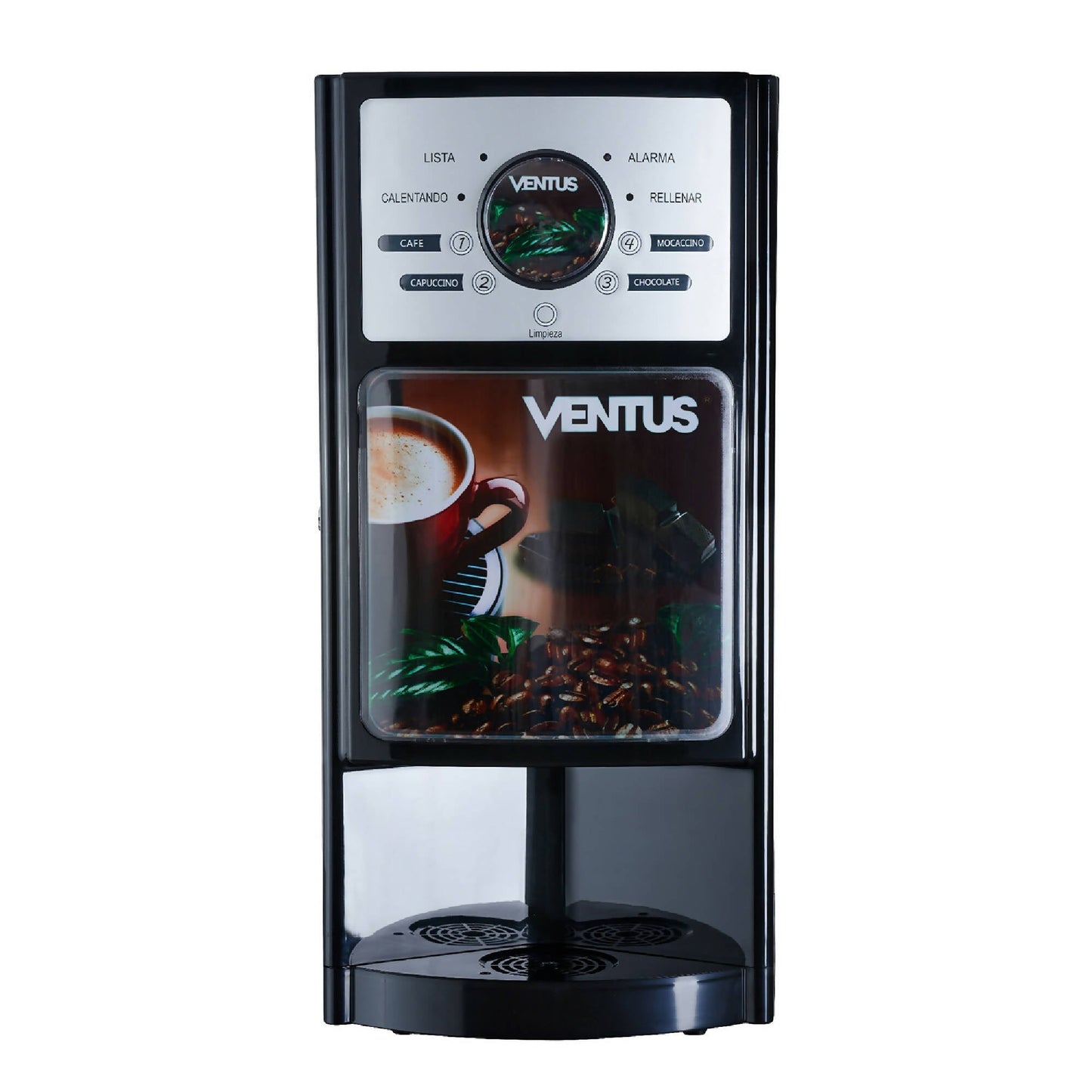 Maquina Café Bebidas Calientes 4 Sabores Gaia-4S1#Negro